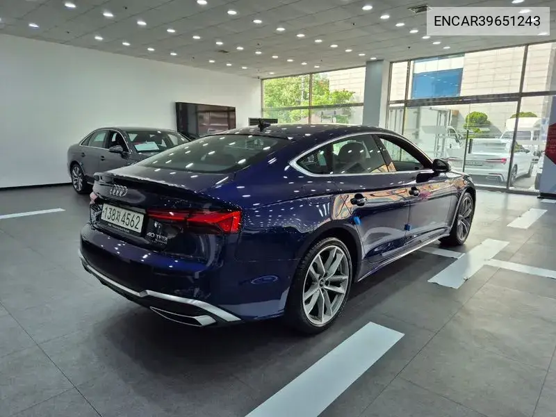 A5 (F5) 40 Tfsi Quattro Premium Sport Bag VIN: ENCAR39651243 Lot: 39651243