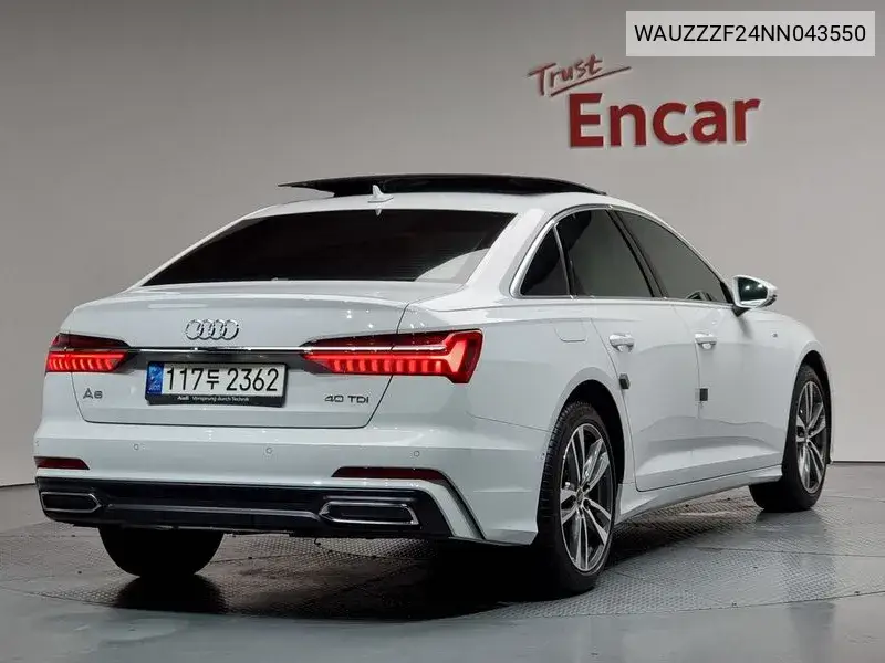 A6 (C8) 40 Tdi Premium VIN: WAUZZZF24NN043550 Lot: 39625284