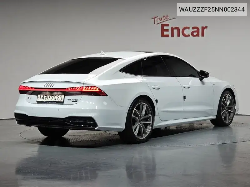 A7 (4K) 55 Tfsi Quattro Premium VIN: WAUZZZF25NN002344 Lot: 39536311