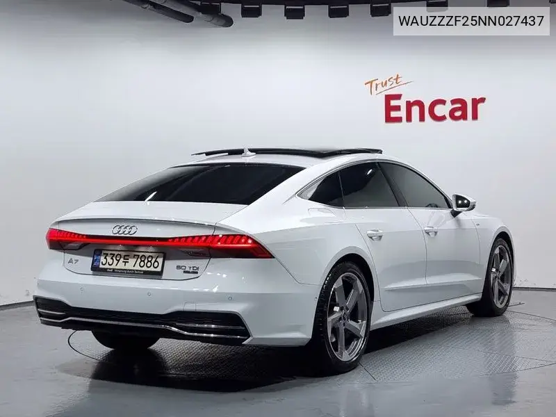 A7 (4K) 50 Tdi Quattro Premium VIN: WAUZZZF25NN027437 Lot: 39952788