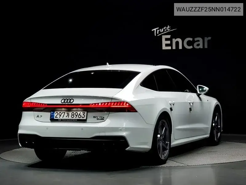 A7 (4K) 50 Tdi Quattro Premium VIN: WAUZZZF25NN014722 Lot: 39953597