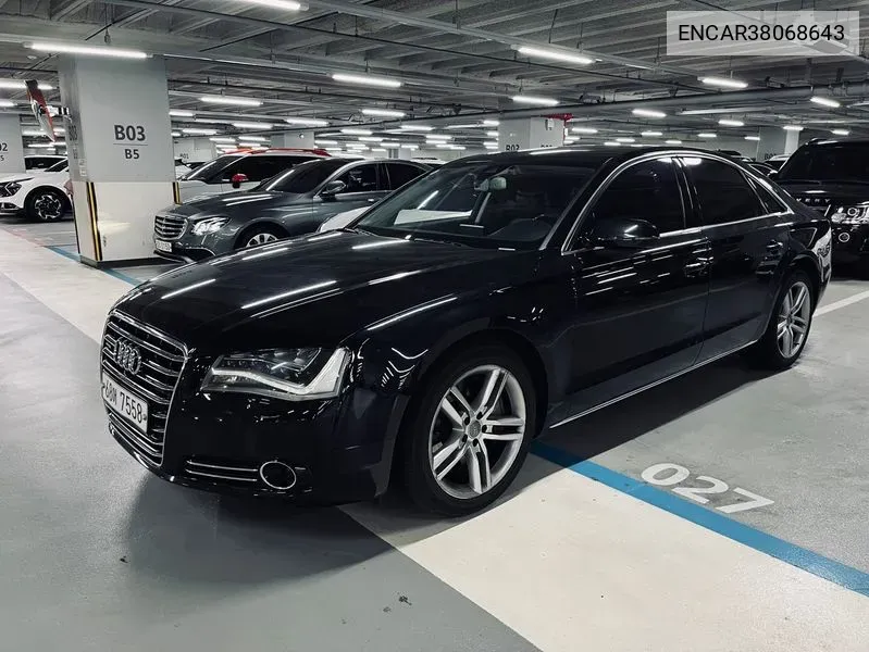 Audi New A8 4.2 Fsi Quattro D4 VIN: ENCAR38068643 Lot: 38068643