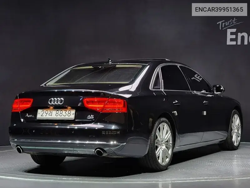 New A8 4.2 Fsi Quattro Lwb D4 VIN: ENCAR39951365 Lot: 39951365