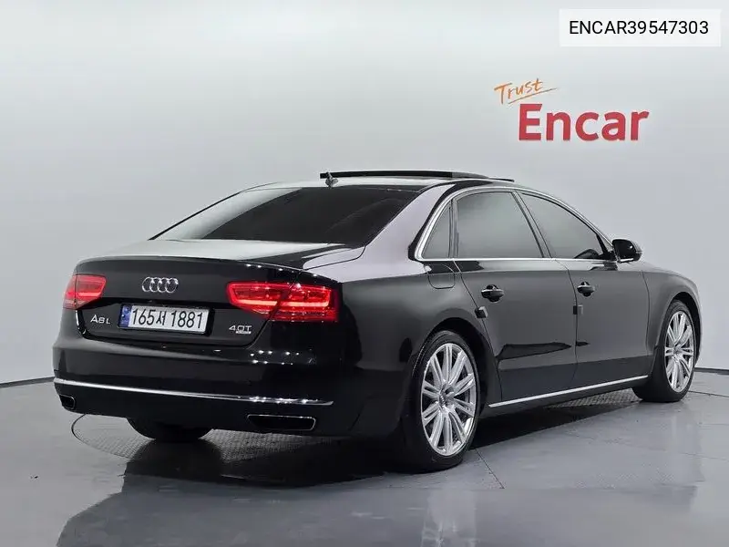 New A8 4.0 Tfsi Quattro Lwb D4 VIN: ENCAR39547303 Lot: 39547303