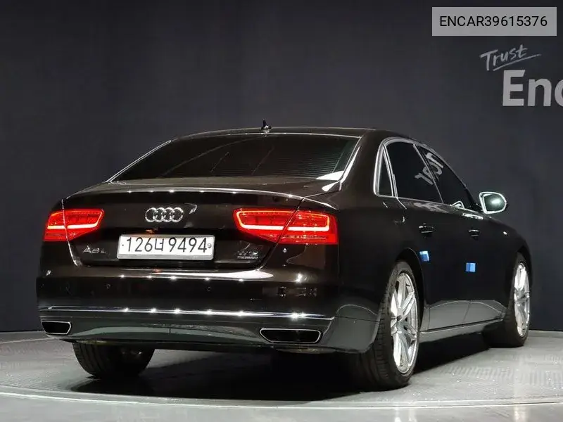 New A8 6.3 Fsi Quattro Lwb D4 VIN: ENCAR39615376 Lot: 39615376
