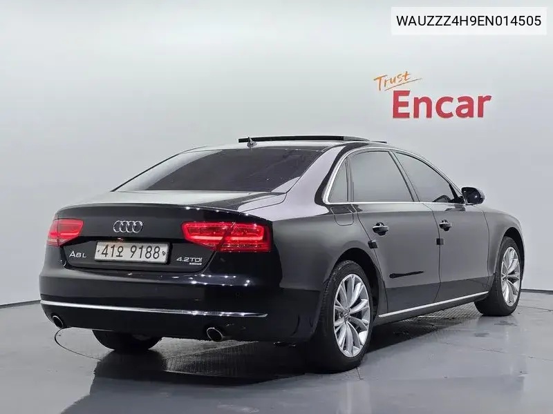 New A8 3.0 Tdi Quattro Lwb D4 VIN: WAUZZZ4H9EN014505 Lot: 40015593