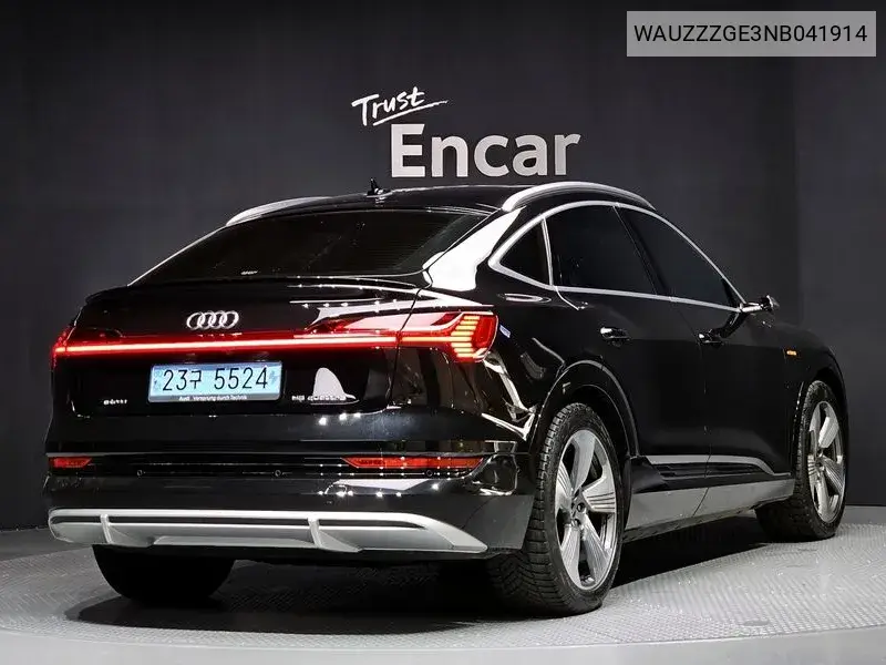 E-Tron 55 Quattro Sportback VIN: WAUZZZGE3NB041914 Lot: 39986215