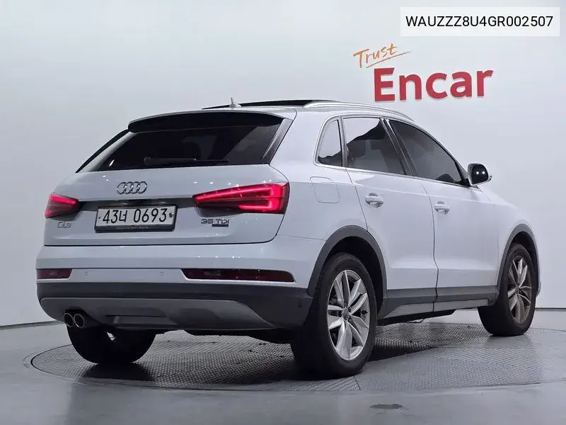 Q3 35 Tdi Quattro Design Line 8U VIN: WAUZZZ8U4GR002507 Lot: 39955402