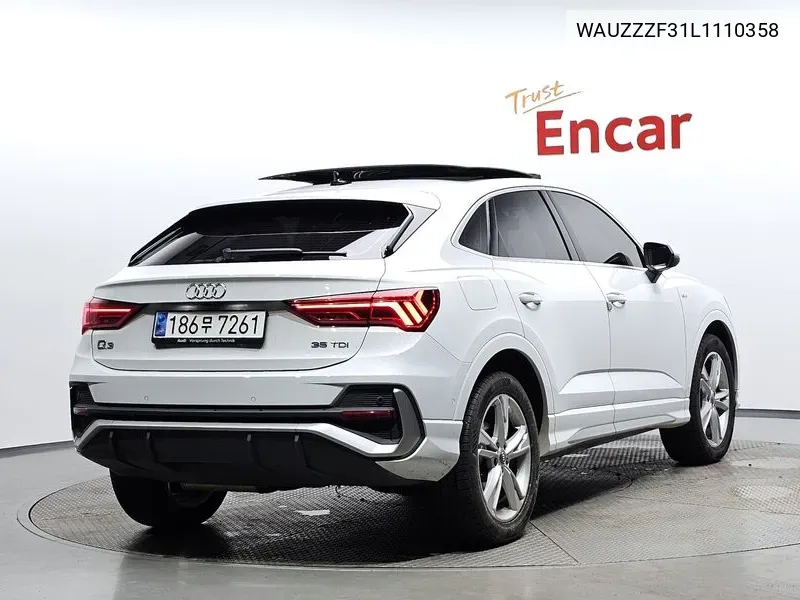 Audi Q3 (F3) 35 Tdi Premium Sportback VIN: WAUZZZF31L1110358 Lot: 38025915
