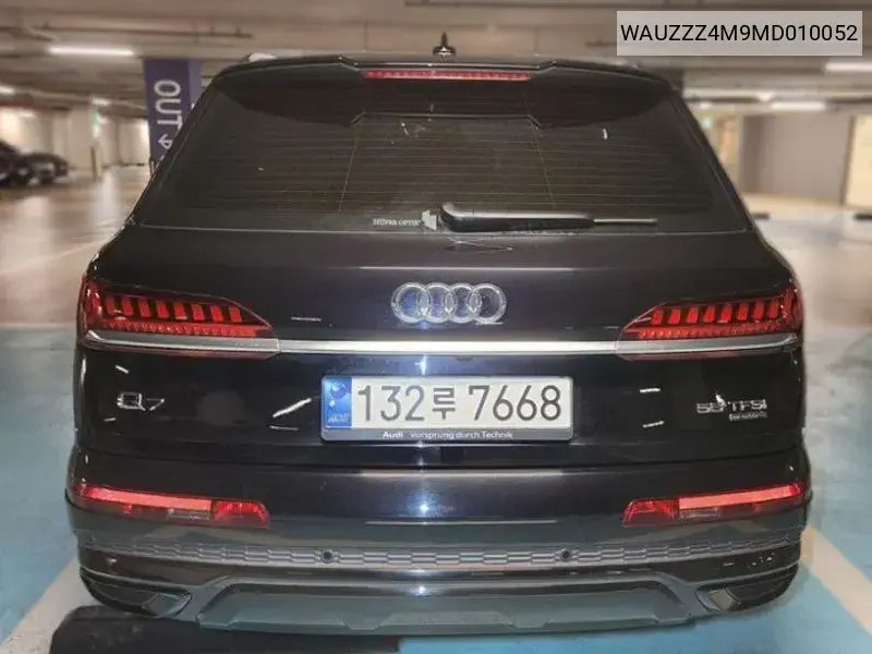Q7 (4M) 55 Tfsi Quattro Premium VIN: WAUZZZ4M9MD010052 Lot: 39976560