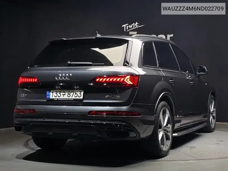 Q7 (4M) 55 Tfsi Quattro Premium VIN: WAUZZZ4M6ND022709 Lot: 39975158