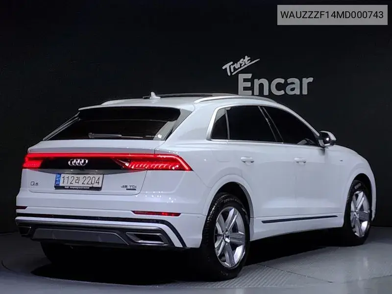 Q8 (4M) 45 Tdi Quattro Premium VIN: WAUZZZF14MD000743 Lot: 39924354