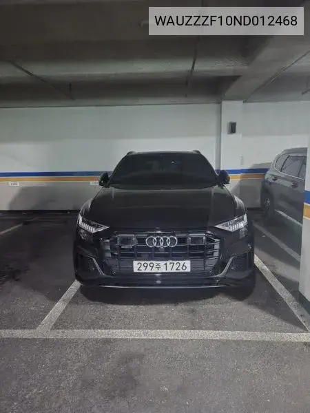 Q8 (4M) 55 Tfsi Quattro Premium VIN: WAUZZZF10ND012468 Lot: 39884222