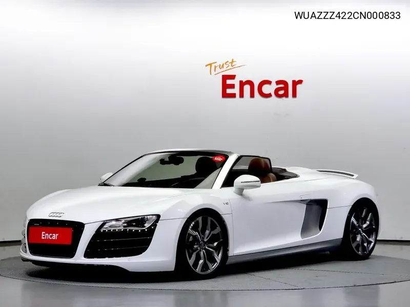 R8 5.2 V10 Spider VIN: WUAZZZ422CN000833 Lot: 37612072