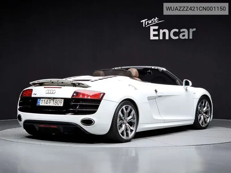 R8 5.2 V10 Spider VIN: WUAZZZ421CN001150 Lot: 40141821