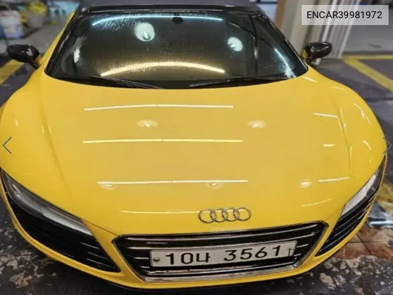 R8 5.2 V10 Spider VIN: ENCAR39981972 Lot: 39981972