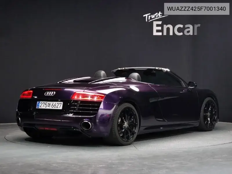 R8 5.2 V10 Spider VIN: WUAZZZ425F7001340 Lot: 39301257