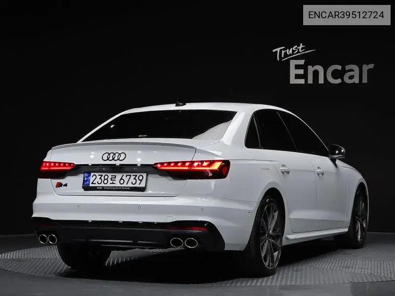 S4 (B9) 3.0 Tfsi Quattro VIN: ENCAR39512724 Lot: 39512724