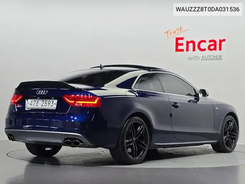 S5 3.0 Tfsi Quattro B8 VIN: WAUZZZ8T0DA031536 Lot: 39559553