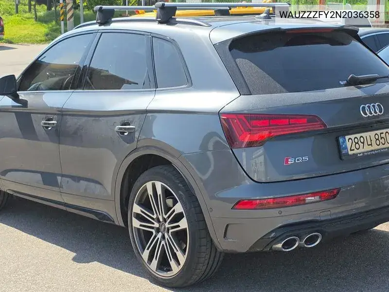 Sq5 (Fy) 3.0 Tfsi Quattro VIN: WAUZZZFY2N2036358 Lot: 39579199