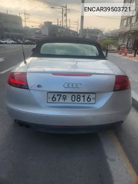 New Tt Roadster 2.0 Tfsi 8J VIN: ENCAR39503721 Lot: 39503721