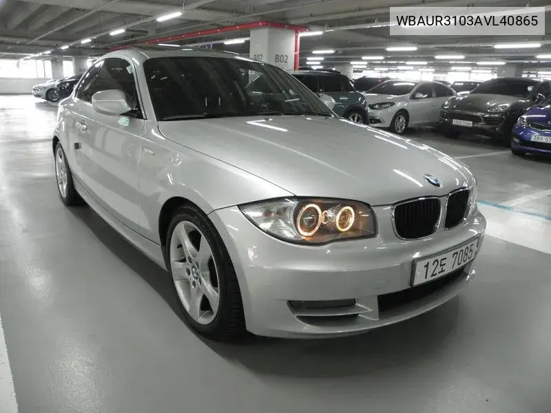 1 Series (E82) 120D Coupe Sports VIN: WBAUR3103AVL40865 Lot: 39575010