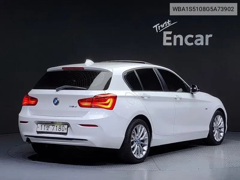 1 Series (F20) 118D Sports 5 Door VIN: WBA1S5108G5A73902 Lot: 39948233