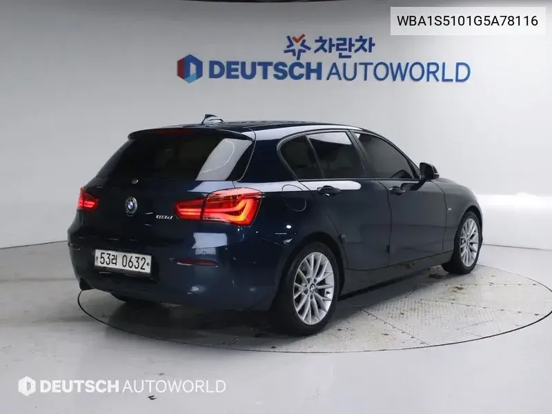 1 Series (F20) 118D Sports 5 Door VIN: WBA1S5101G5A78116 Lot: 40043049