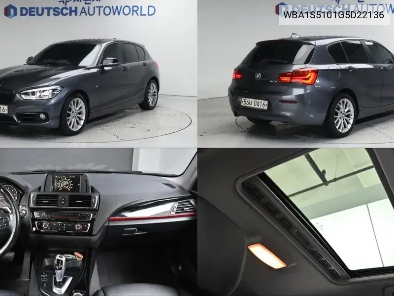 1 Series (F20) 118D Sports 5 Door VIN: WBA1S5101G5D22136 Lot: 40048884