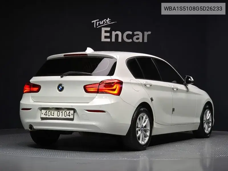 1 Series (F20) 118D Joy 5 Door VIN: WBA1S5108G5D26233 Lot: 39798101