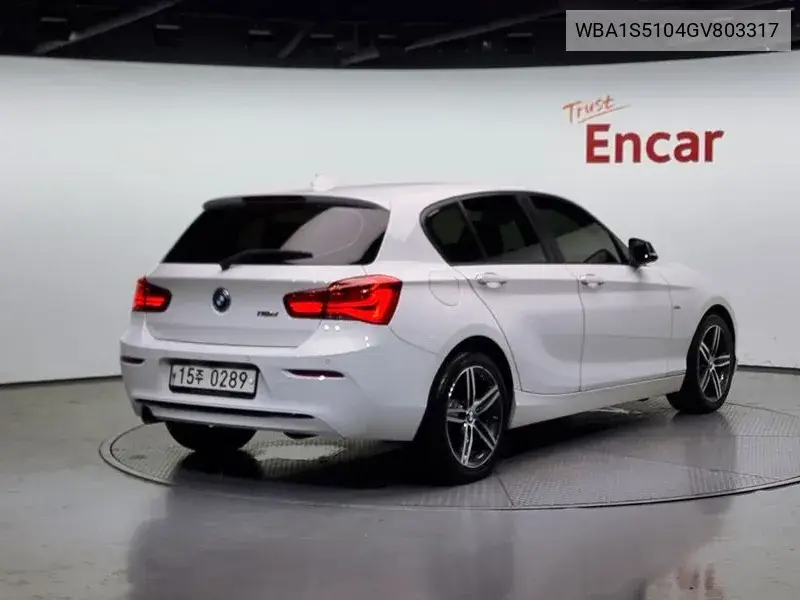 1 Series (F20) 118D Sports 5 Door VIN: WBA1S5104GV803317 Lot: 39902530