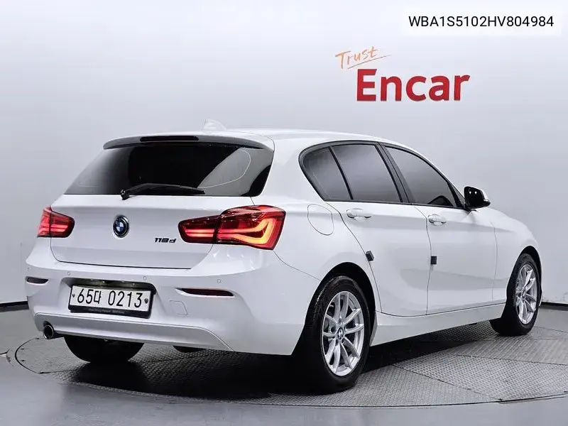 1 Series (F20) 118D Joy 5 Door VIN: WBA1S5102HV804984 Lot: 39931365