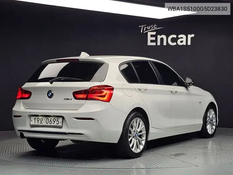 1 Series (F20) 118D Sports 5 Door VIN: WBA1S5100G5D23830 Lot: 40021699