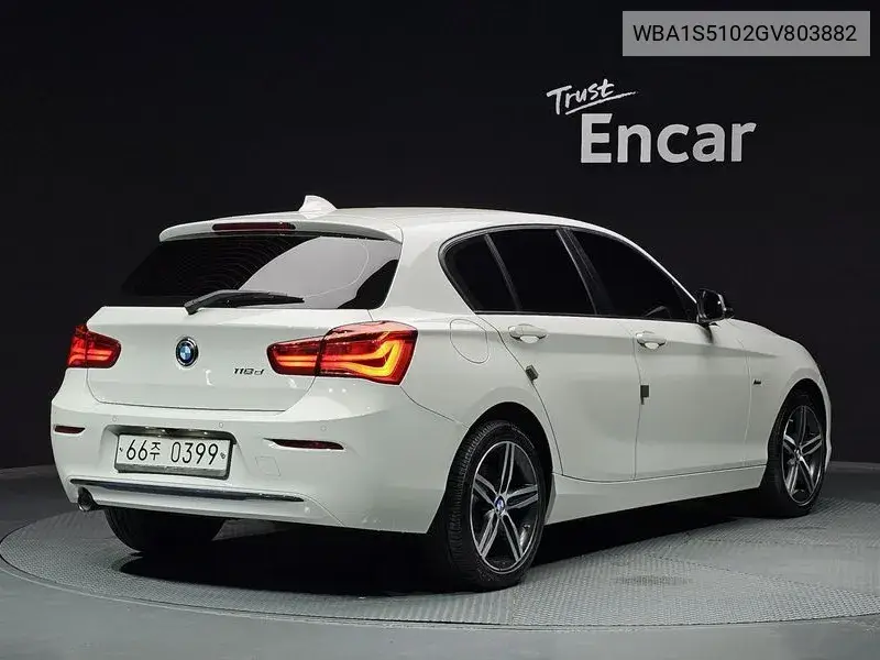 1 Series (F20) 118D Sports 5 Door VIN: WBA1S5102GV803882 Lot: 40032309
