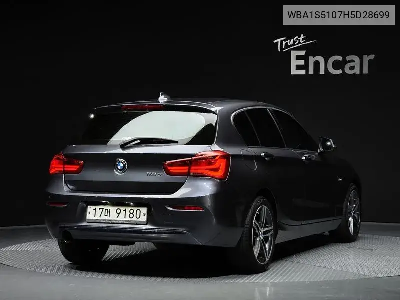 1 Series (F20) 118D Sports 5 Door VIN: WBA1S5107H5D28699 Lot: 39679126