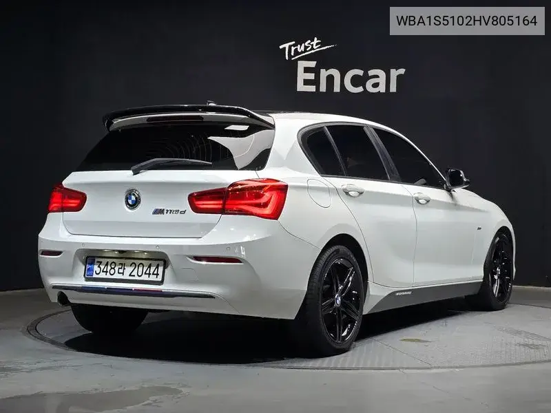 1 Series (F20) 118D Sports 5 Door VIN: WBA1S5102HV805164 Lot: 39920044