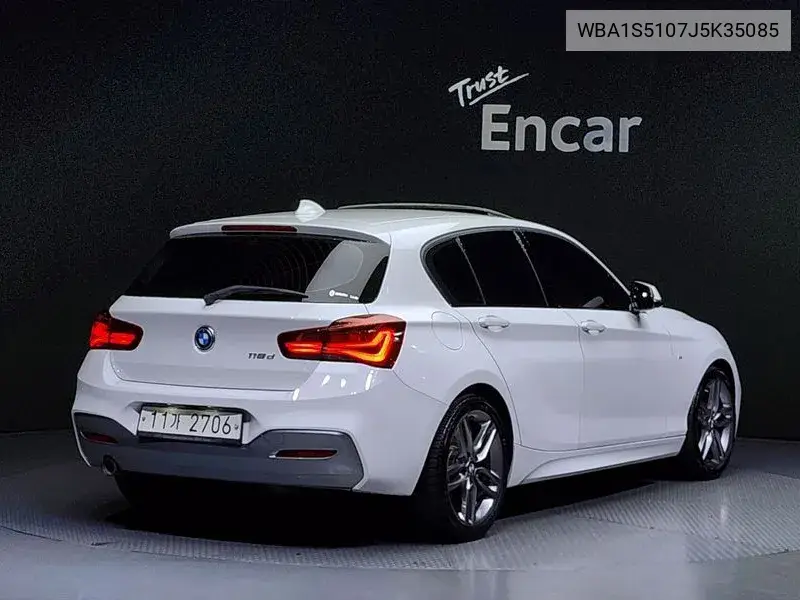 1 Series (F20) 118D M Sports Shadow 5 Door VIN: WBA1S5107J5K35085 Lot: 39946007