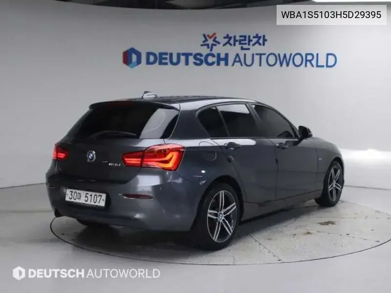 1 Series (F20) 118D Sports 5 Door VIN: WBA1S5103H5D29395 Lot: 39974980