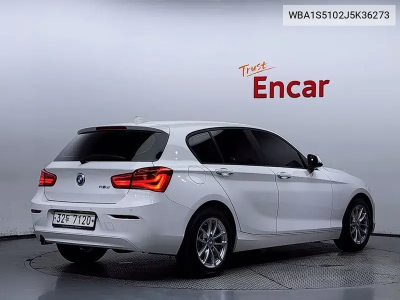 1 Series (F20) 118D Joy 5 Door VIN: WBA1S5102J5K36273 Lot: 40039533