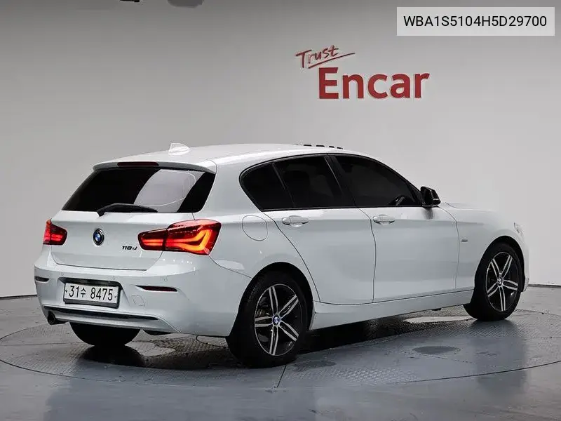 1 Series (F20) 118D Sports 5 Door VIN: WBA1S5104H5D29700 Lot: 40075819