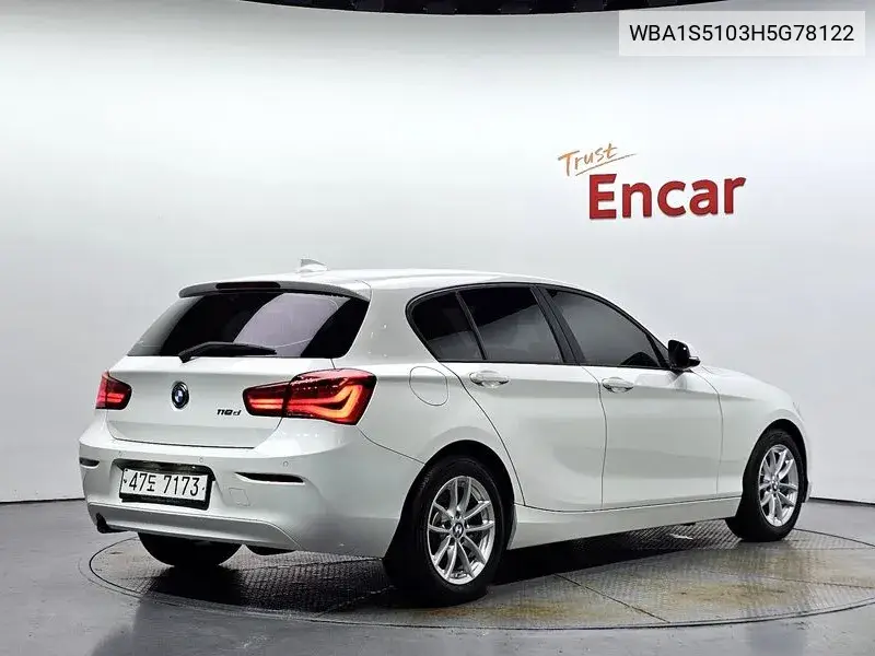BMW 1Er Ii (F20/F21) 118D Joy 5Door, 2017 VIN: WBA1S5103H5G78122 Lot: 40081198
