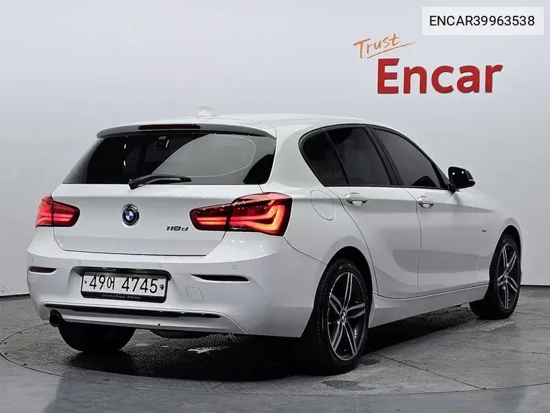 1 Series (F20) 118D Sports 5 Door VIN: ENCAR39963538 Lot: 39963538