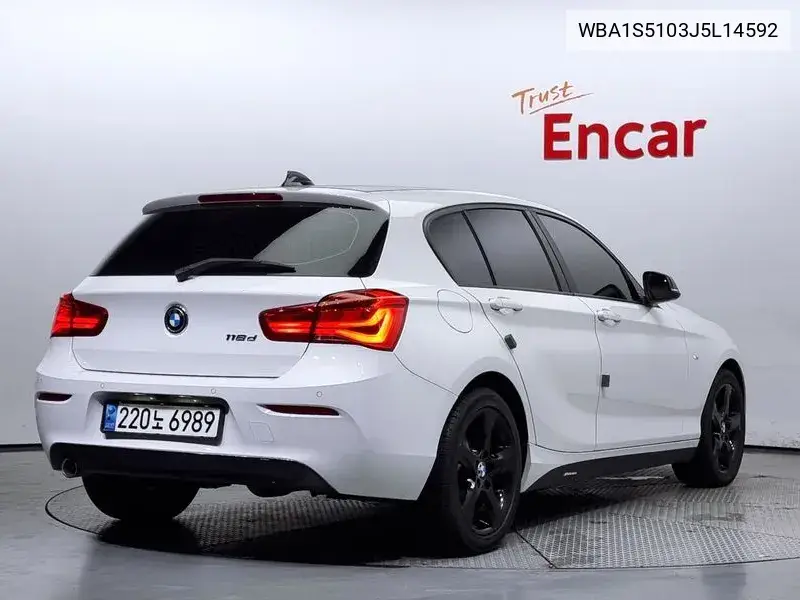 1 Series (F20) 118D Joy 5 Door VIN: WBA1S5103J5L14592 Lot: 40008510