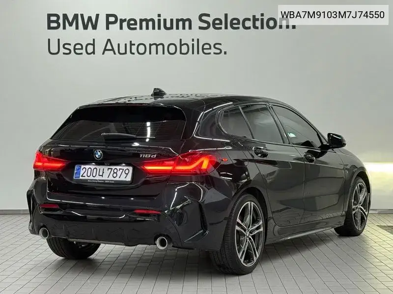 1 Series (F40) 118D M Sports VIN: WBA7M9103M7J74550 Lot: 40064143