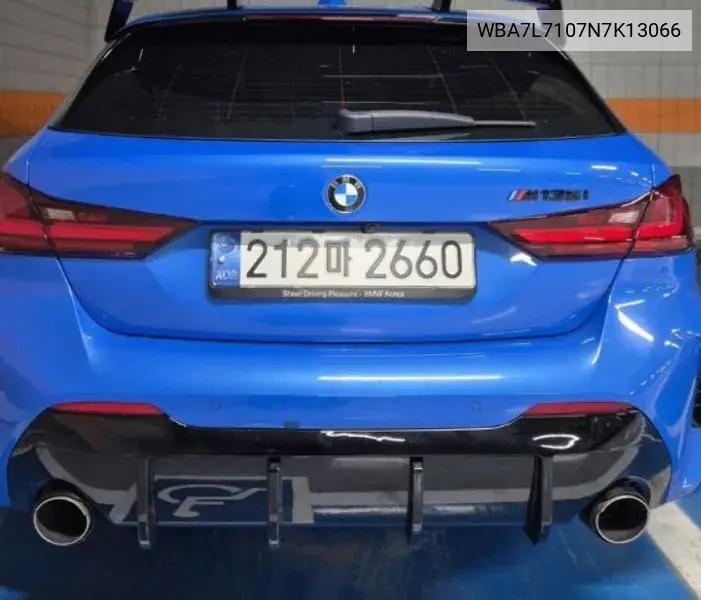 1 Series (F40) 120I M Sports VIN: WBA7L7107N7K13066 Lot: 39651730