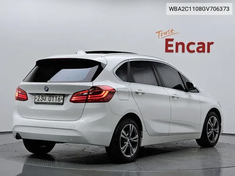 2 Series Active Tourer (F45) Joy VIN: WBA2C1108GV706373 Lot: 38766896