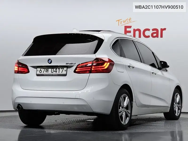 2 Series Active Tourer (F45) Joy VIN: WBA2C1107HV900510 Lot: 39443377