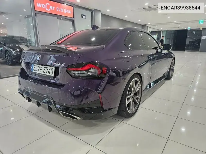 2 Series (G42) M240I xDrive Coupe First Edition Coupe VIN: ENCAR39938644 Lot: 39938644