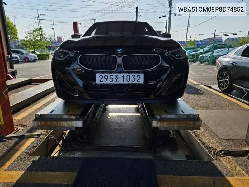 2 Series (G42) M240I xDrive Online Exclusive Coupe VIN: WBA51CM08P8D74852 Lot: 39563907