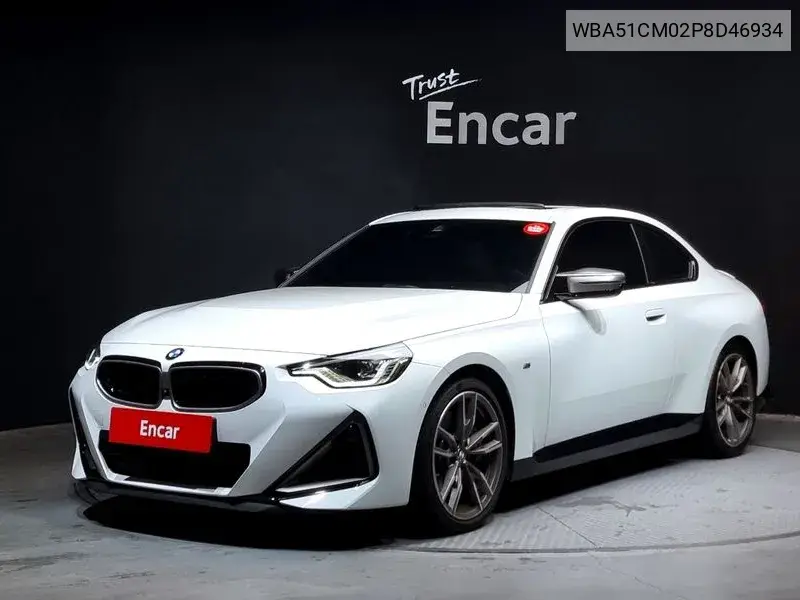 2 Series (G42) M240I xDrive Coupe VIN: WBA51CM02P8D46934 Lot: 39606498